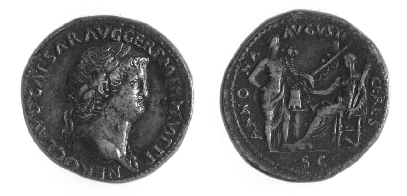 RIC I (second edition) Nero 137, obverse, bm