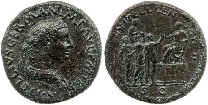 реверс RIC I (second edition) Vitellius 134