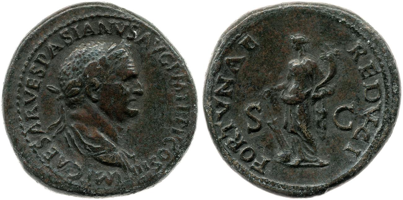 аверс RIC II, Part 1 (second edition) Vespasian 76