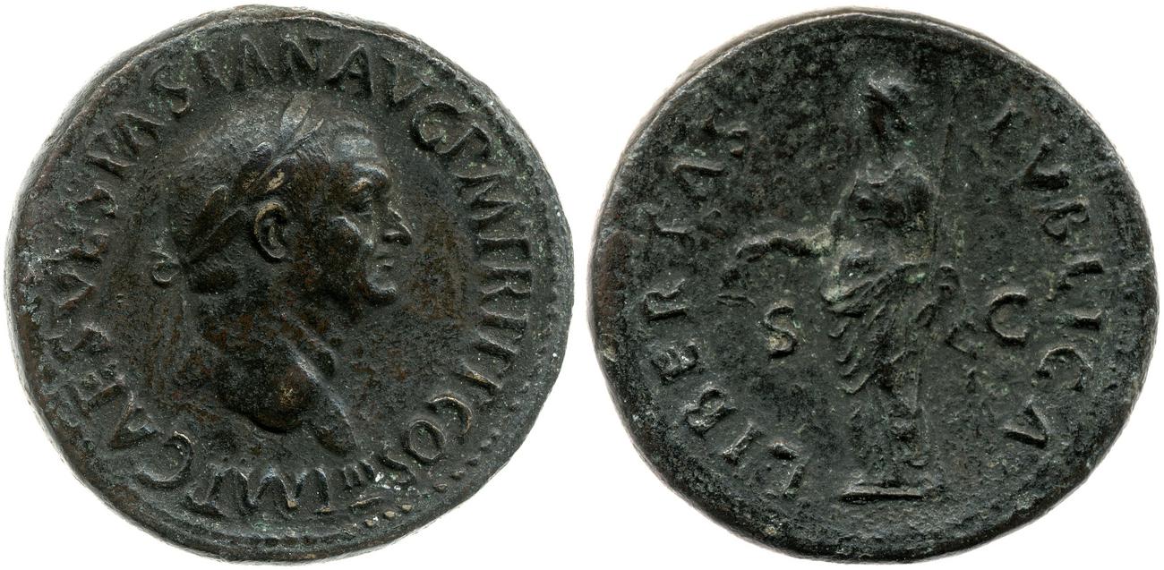 аверс RIC II, Part 1 (second edition) Vespasian 173