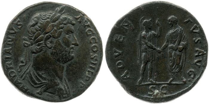 реверс RIC II, Part 3 (second edition) Hadrian 2070