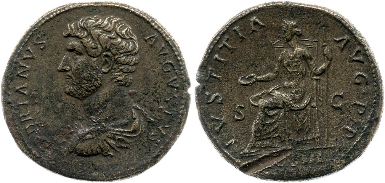 аверс RIC II, Part 3 (second edition) Hadrian 1161