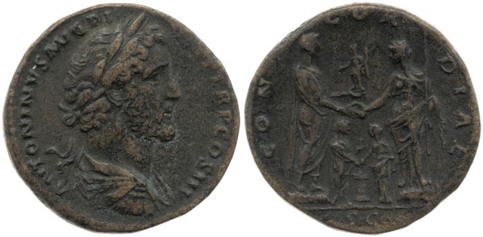 реверс RIC III Antoninus Pius 601b