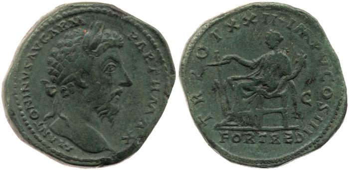 реверс RIC III Marcus Aurelius 957
