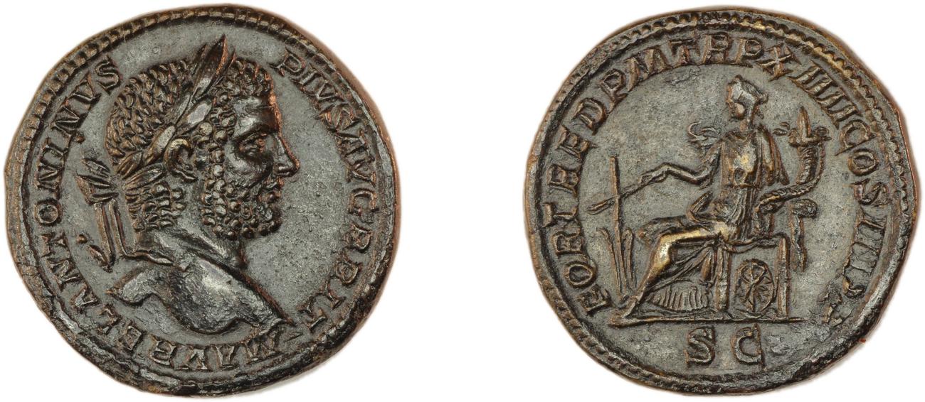 RIC IV Caracalla 479A, аверс, bm