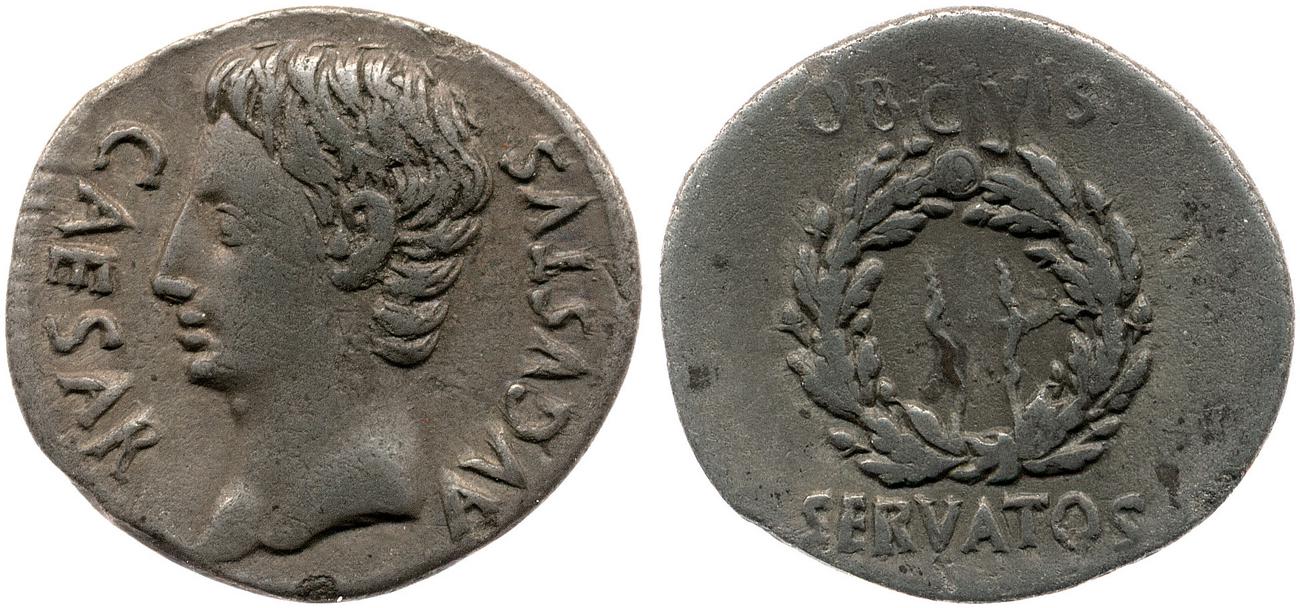 аверс RIC I (second edition) Augustus 40B