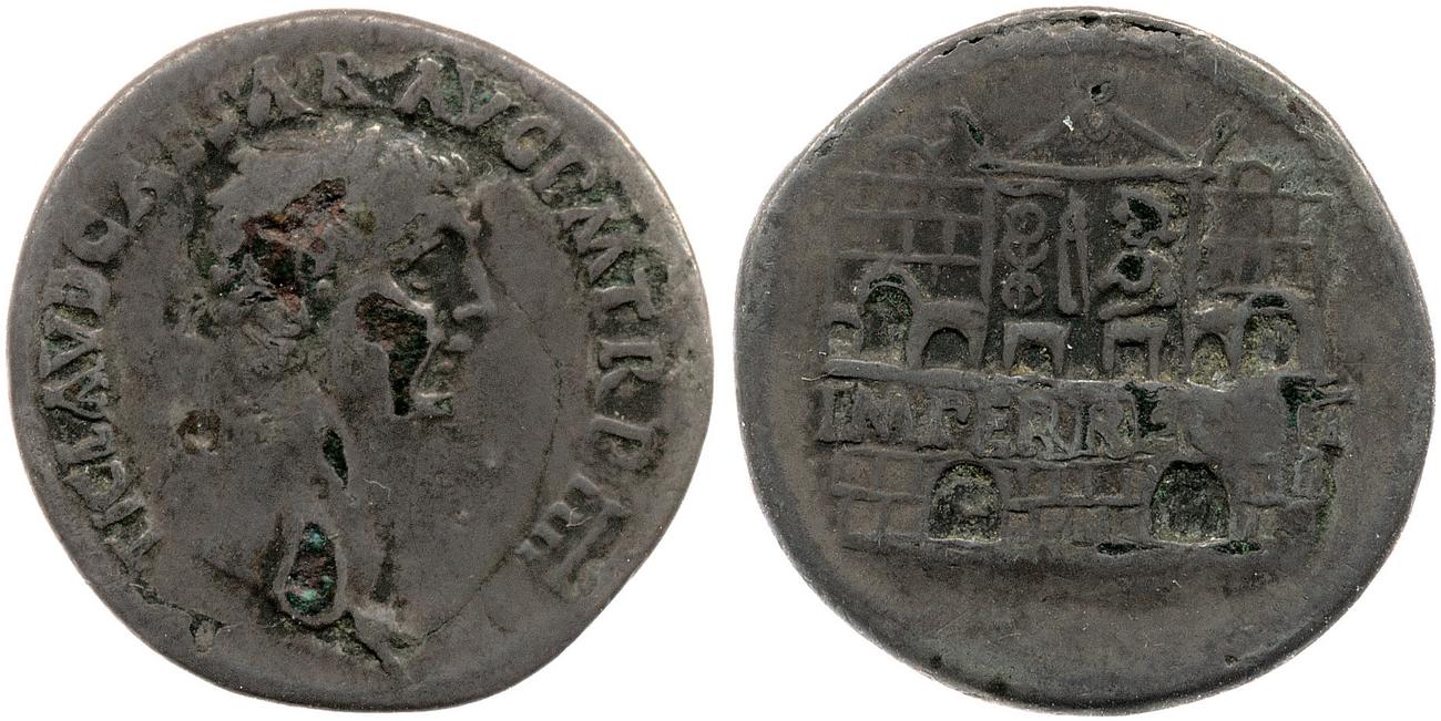 RIC I (second edition) Claudius 26, аверс, bm