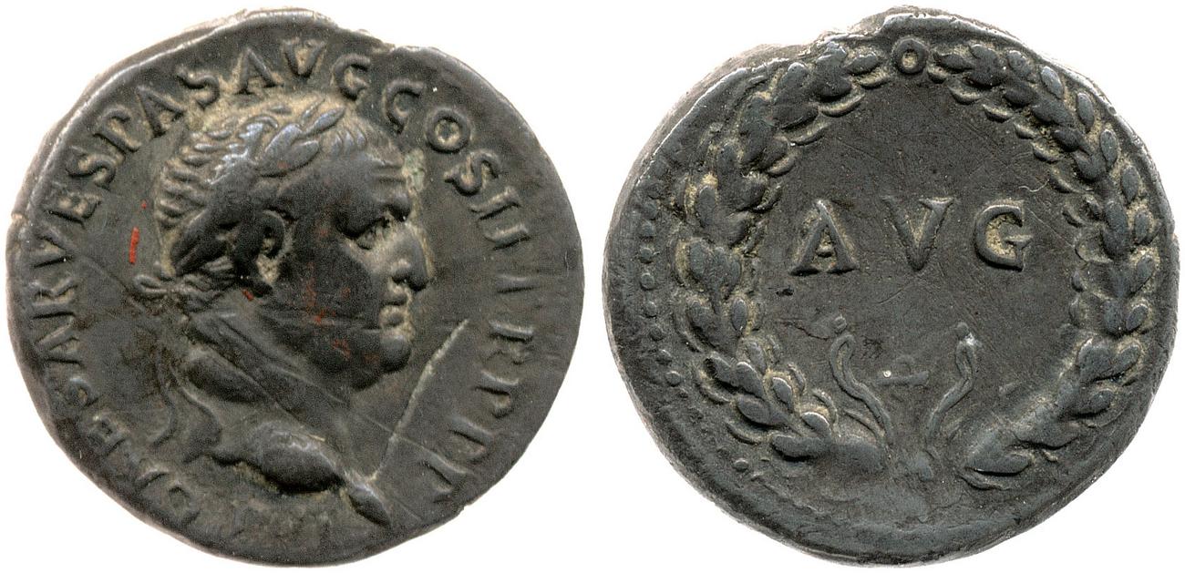 RIC II, Part 1 (second edition) Vespasian 1408, аверс, bm