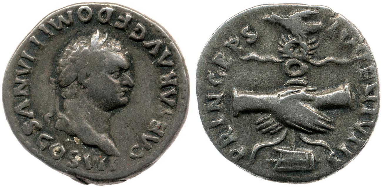 RIC II, Part 1 (second edition) Titus 96, аверс, bm