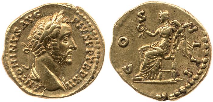 реверс RIC III Antoninus Pius 182
