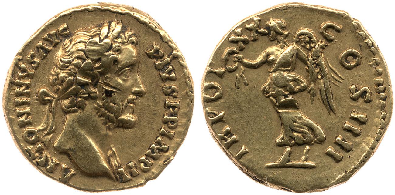 RIC III Antoninus Pius 266A, аверс, bm