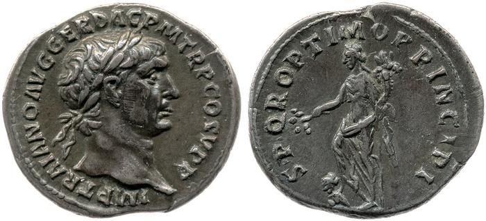RIC II Trajan 190A, реверс, bm