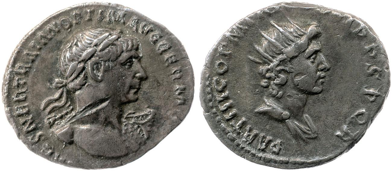 RIC II Trajan 329, аверс, bm