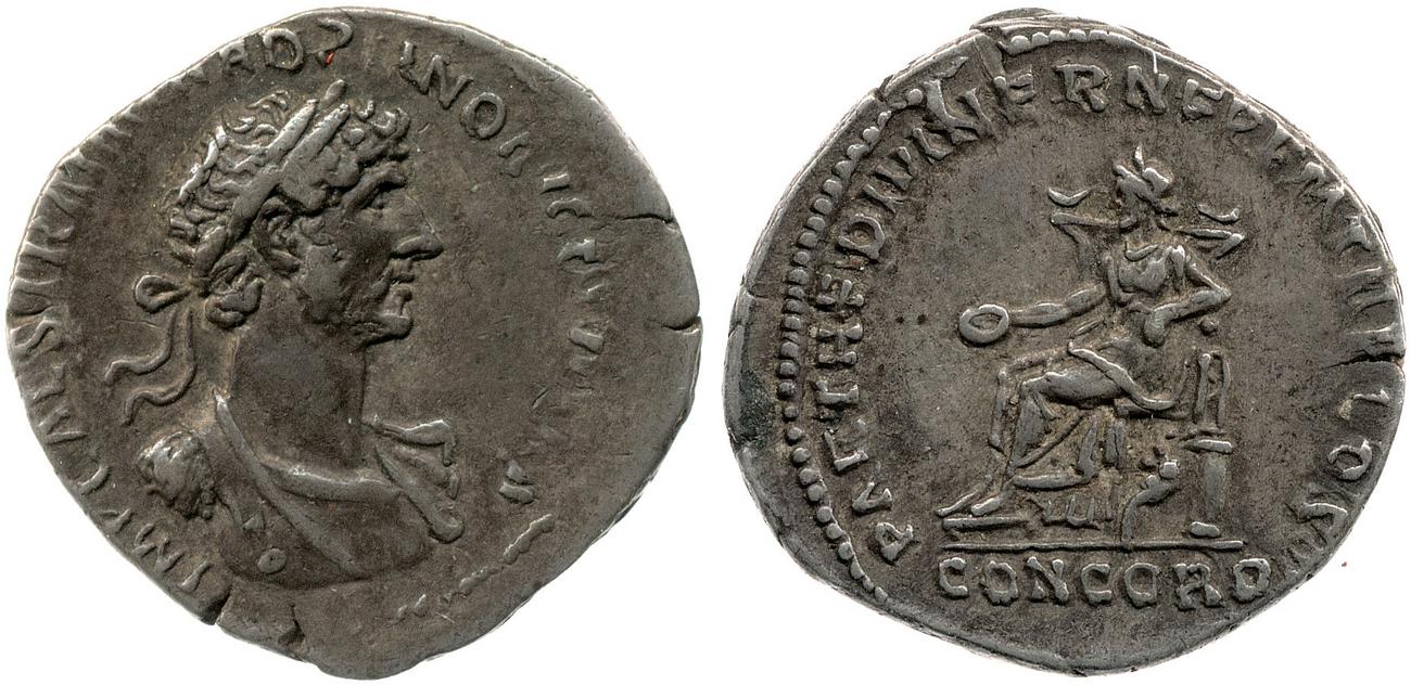 RIC II, Part 3 (second edition) Hadrian 54, аверс, bm