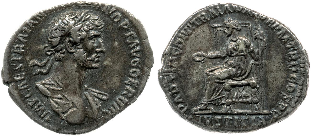 аверс RIC II, Part 3 (second edition) Hadrian 19