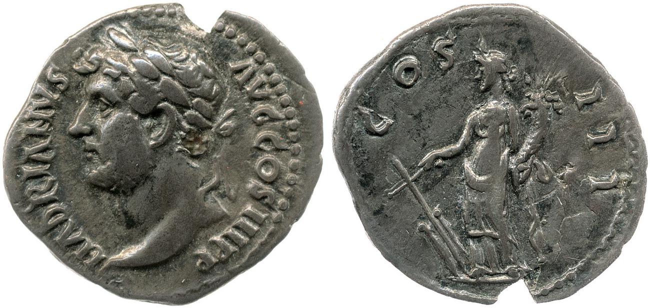 аверс RIC II, Part 3 (second edition) Hadrian 3157