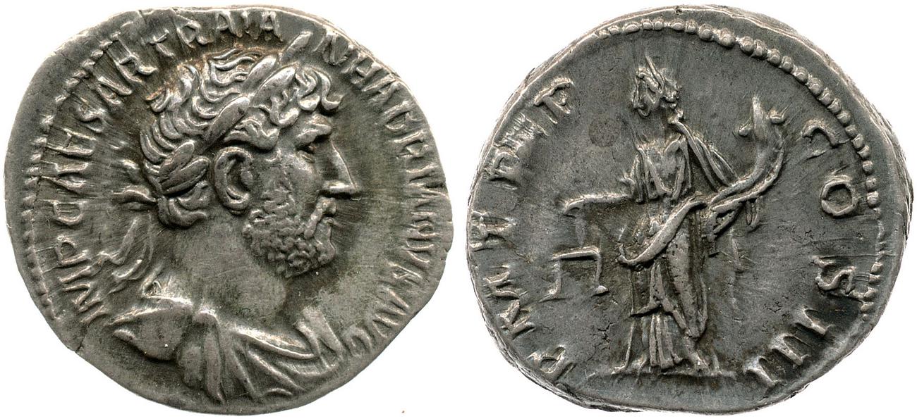 аверс RIC II, Part 3 (second edition) Hadrian 389
