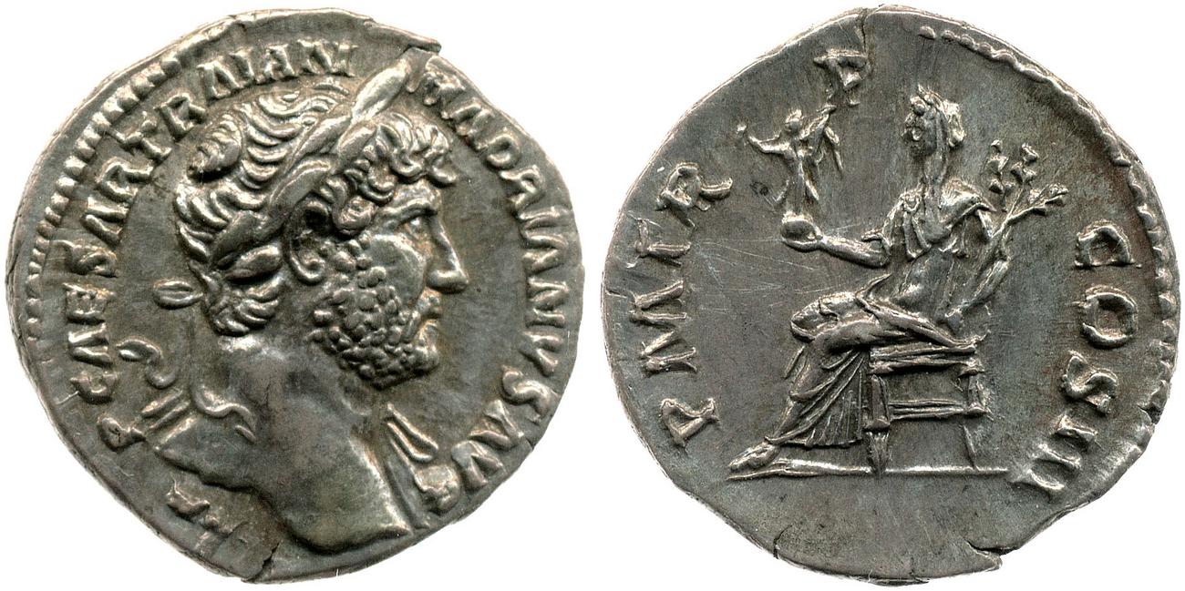 RIC II, Part 3 (second edition) Hadrian 591, аверс, bm