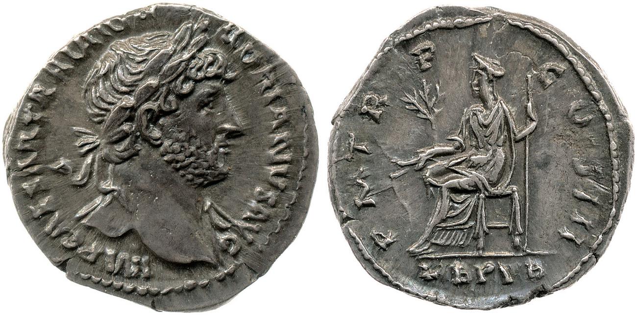 RIC II, Part 3 (second edition) Hadrian 363, аверс, bm