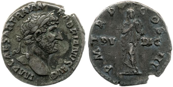 RIC II, Part 3 (second edition) Hadrian 293, реверс, bm