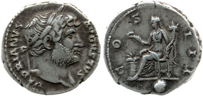 RIC II, Part 3 (second edition) Hadrian 855, реверс, bm