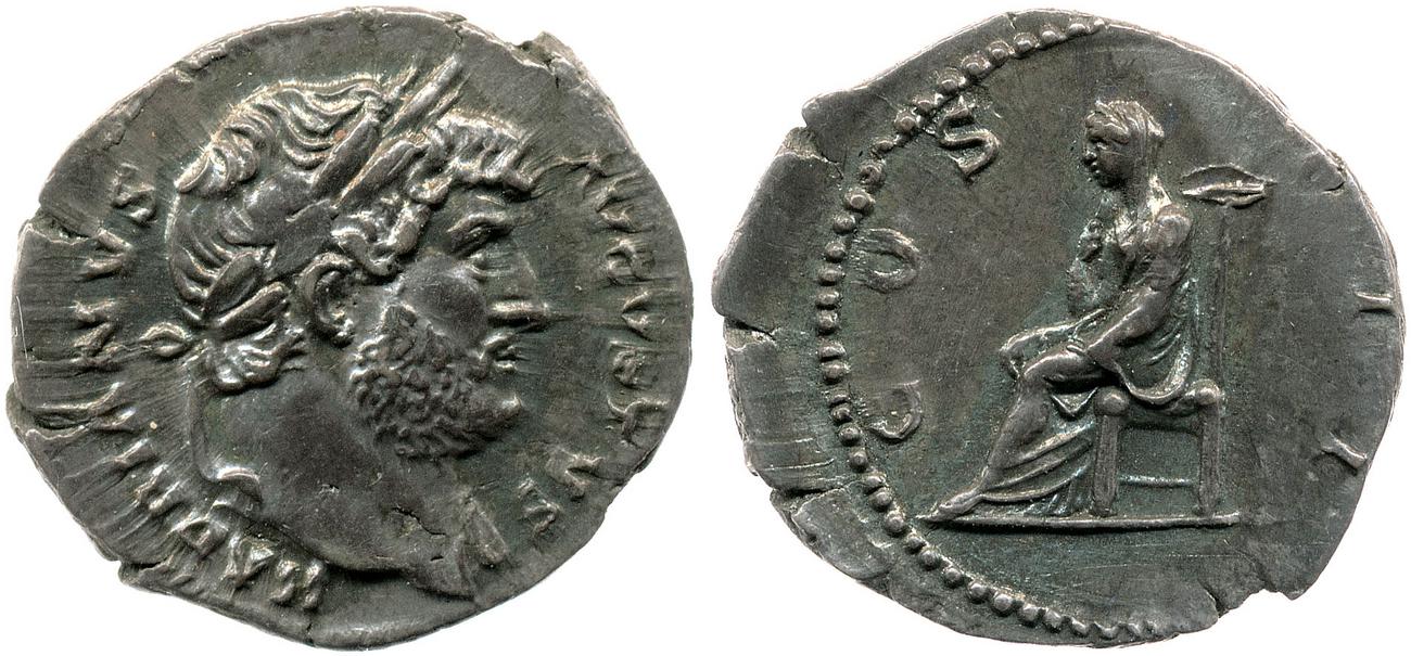 RIC II, Part 3 (second edition) Hadrian 856, аверс, bm