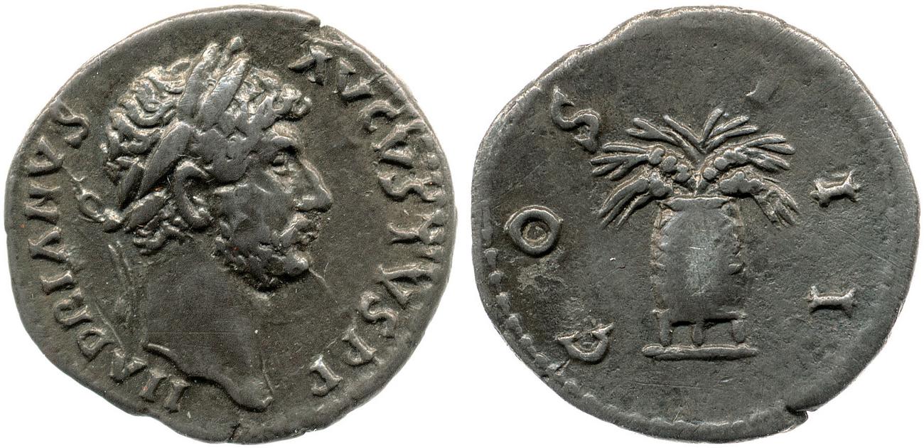аверс RIC II, Part 3 (second edition) Hadrian 3088