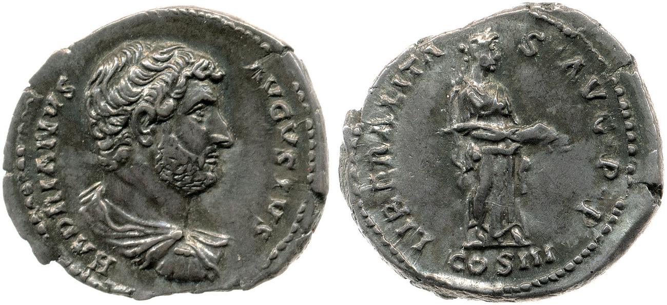 аверс RIC II, Part 3 (second edition) Hadrian 1044