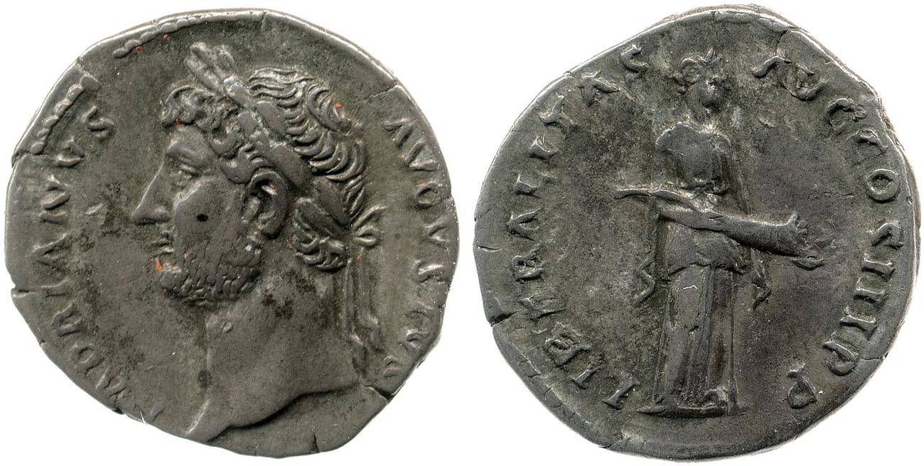 аверс RIC II, Part 3 (second edition) Hadrian 1104
