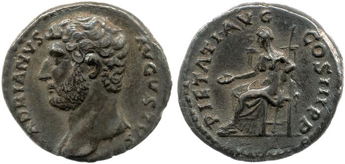 реверс RIC II, Part 3 (second edition) Hadrian 1111