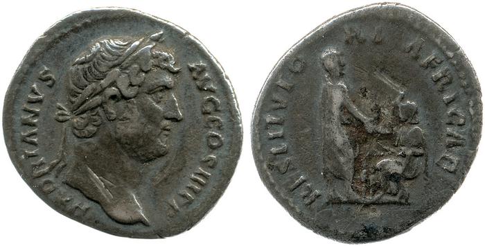 реверс RIC II, Part 3 (second edition) Hadrian 1571