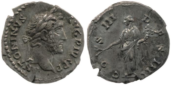 реверс RIC III Antoninus Pius 117