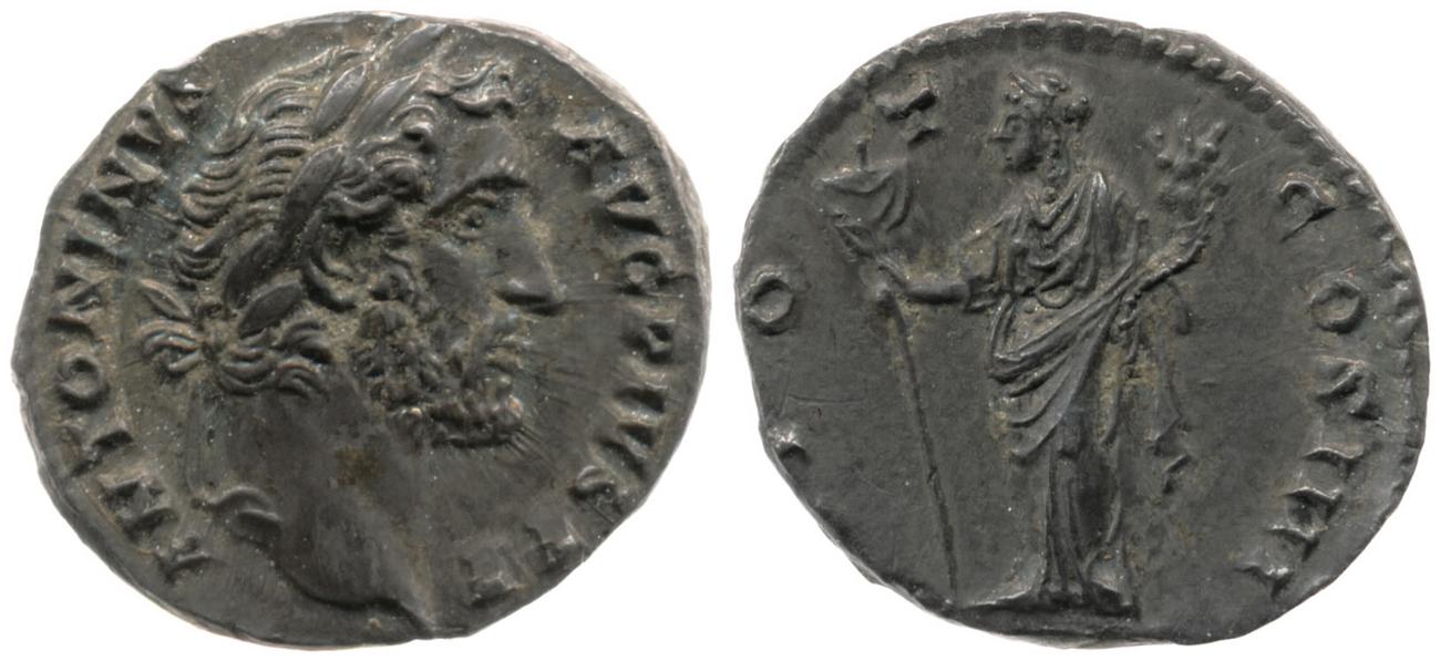 obverse RIC III Antoninus Pius 156