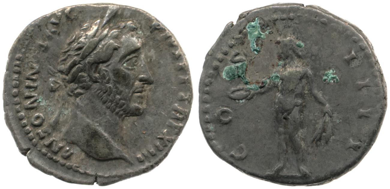 аверс RIC III Antoninus Pius 196