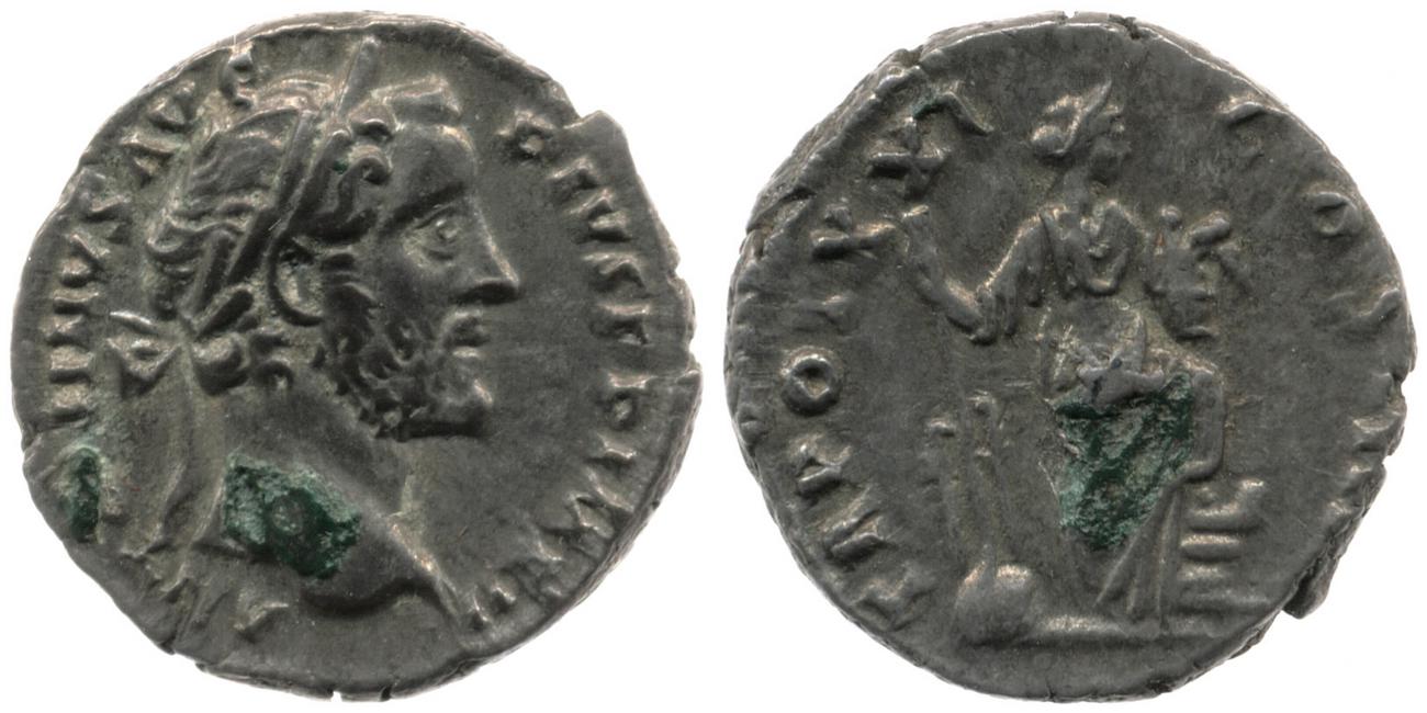 аверс RIC III Antoninus Pius 275