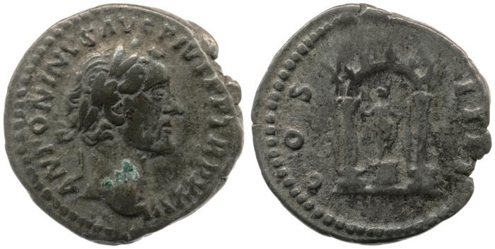 RIC III Antoninus Pius 296, реверс, bm