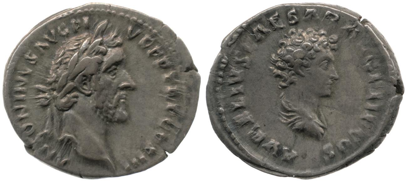 RIC III Antoninus Pius 417B, аверс, bm