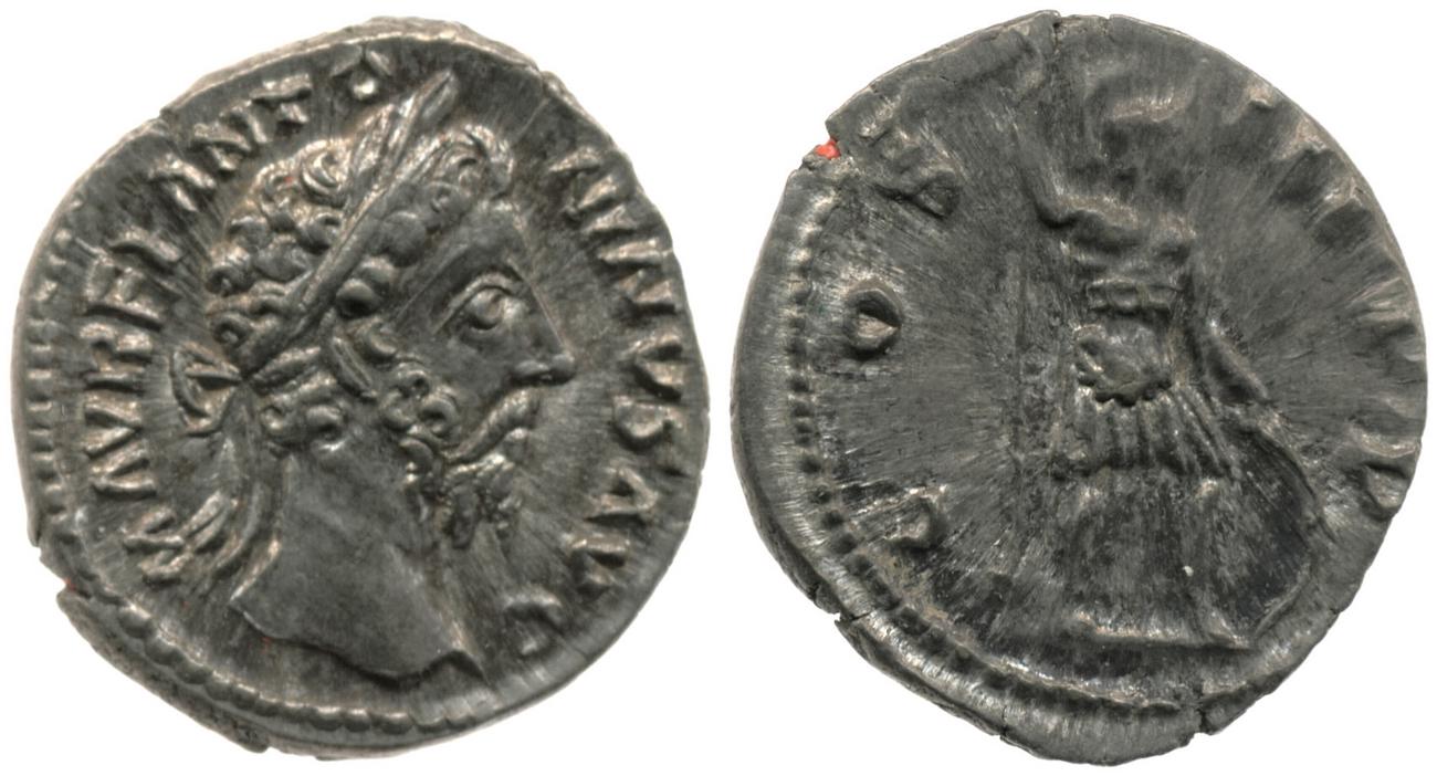 RIC III Marcus Aurelius 417, аверс, bm