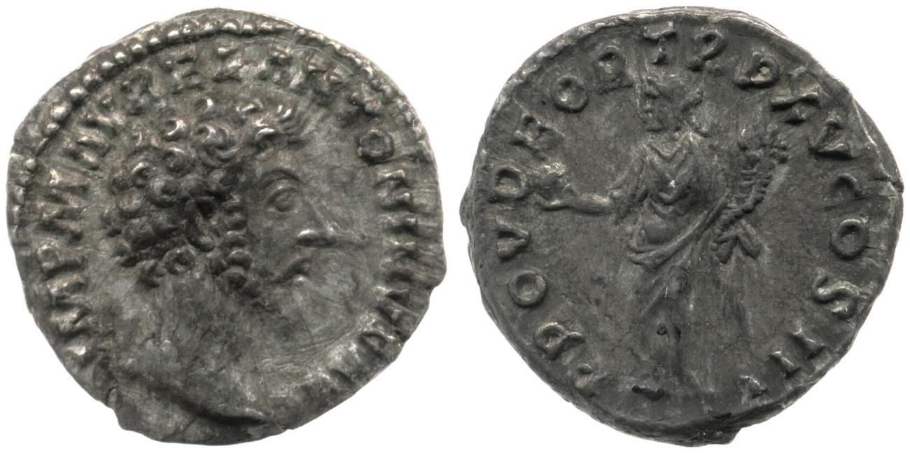 RIC III Marcus Aurelius 22, аверс, bm