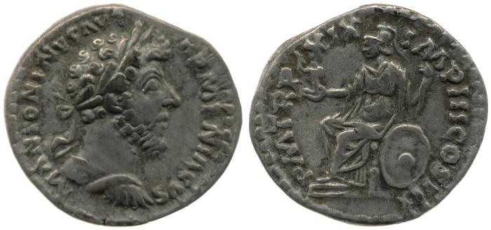 реверс RIC III Marcus Aurelius 140