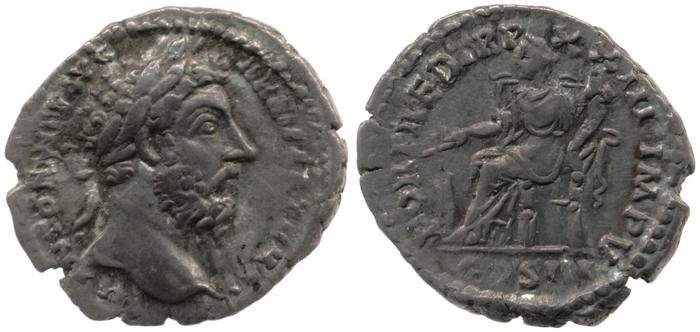 RIC III Marcus Aurelius 205, реверс, bm