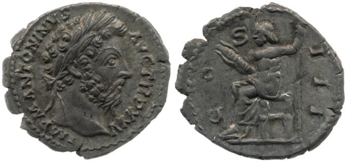 RIC III Marcus Aurelius 228, реверс, bm