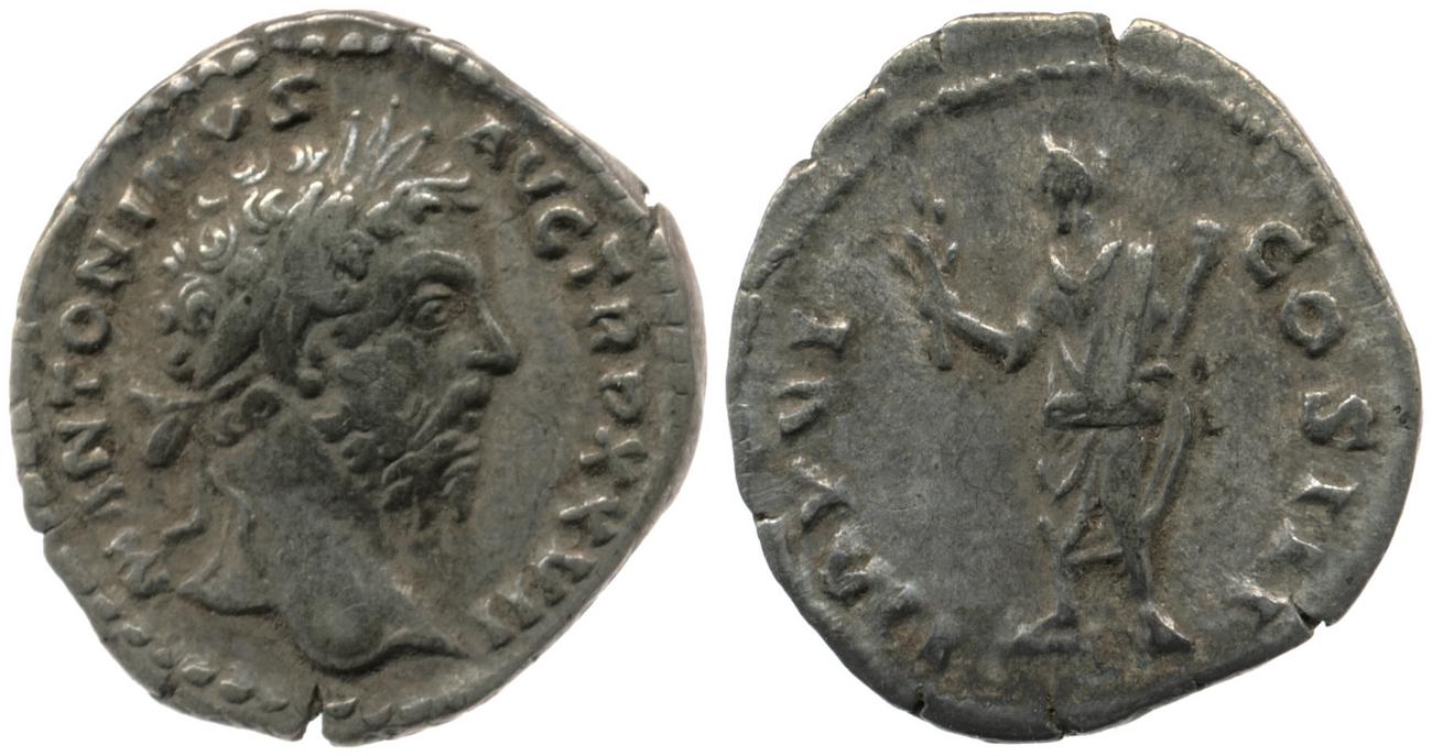 аверс RIC III Marcus Aurelius 282