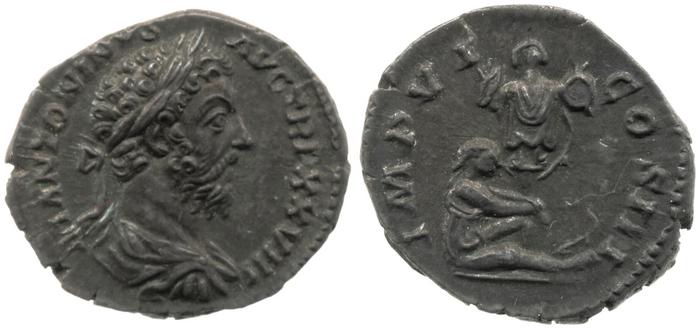 RIC III Marcus Aurelius 290, реверс, bm