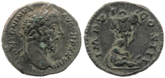 RIC III Marcus Aurelius 289, реверс, bm