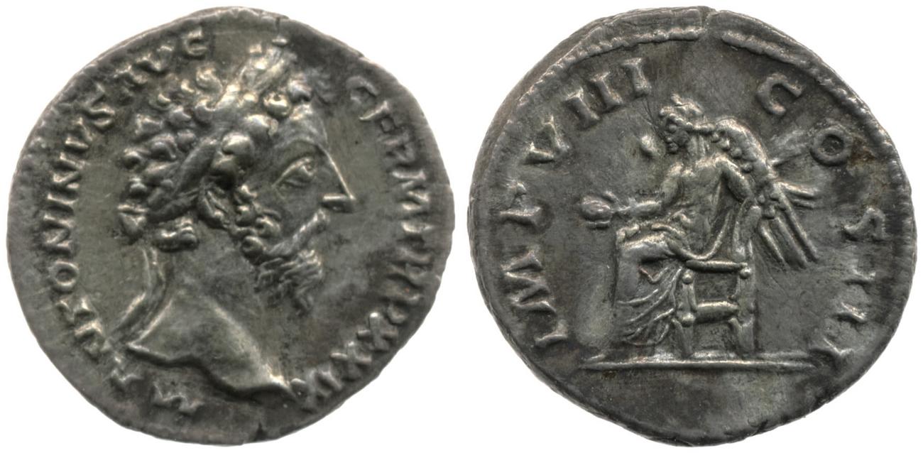 аверс RIC III Marcus Aurelius 324
