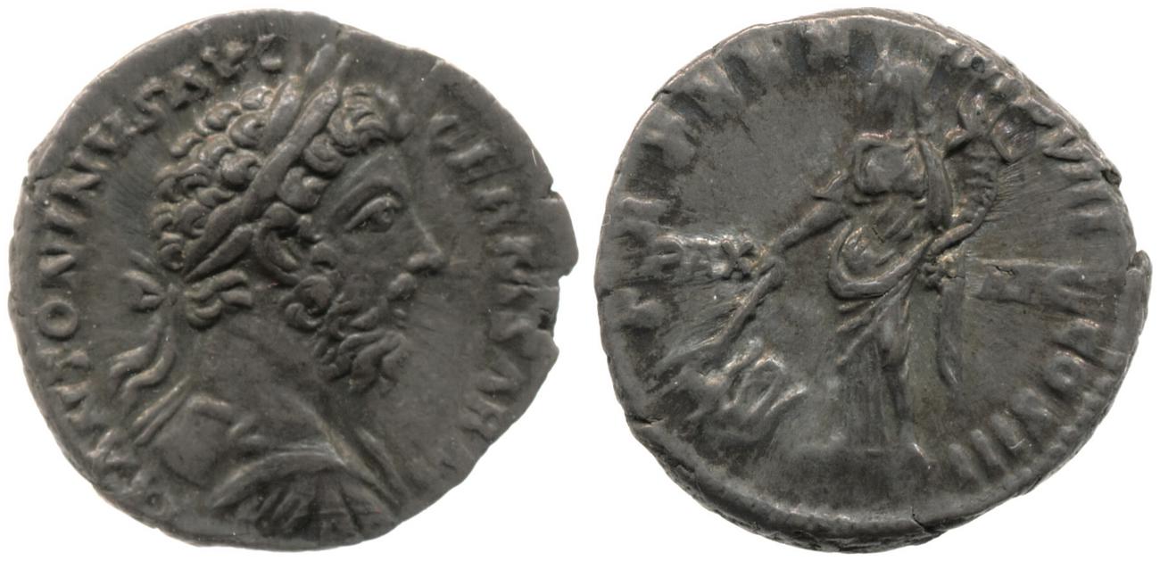 аверс RIC III Marcus Aurelius 347