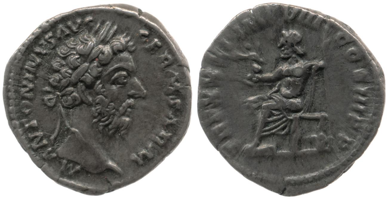 аверс RIC III Marcus Aurelius 371