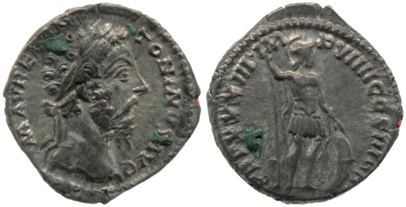 аверс RIC III Marcus Aurelius 396