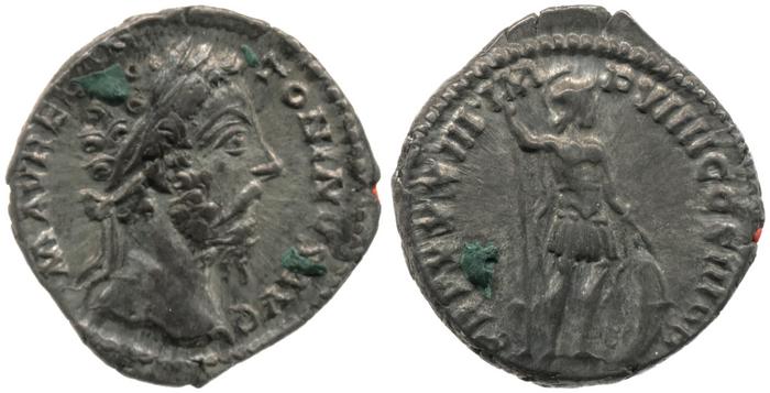реверс RIC III Marcus Aurelius 396